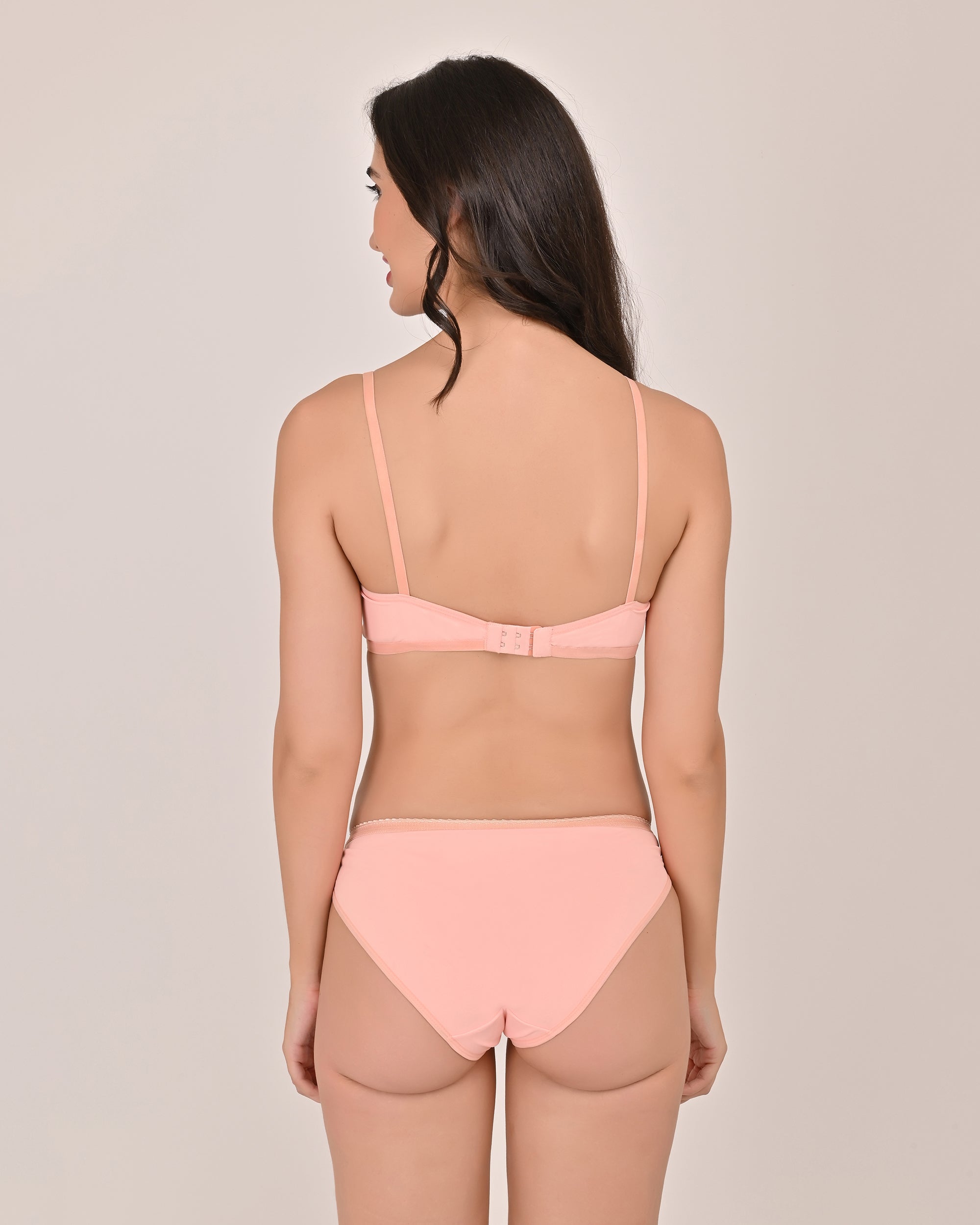 Honeymoon Sexy Lingerie Cotton Non-Padded Set Combo of 2: Cup B